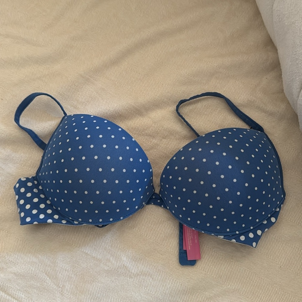 VICTORIA’S SECRET PINK POLKA DOT PUSH UP BRA